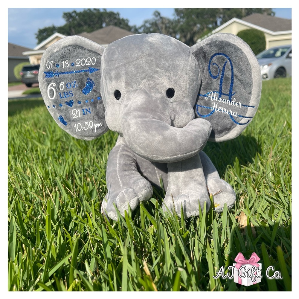 Custom Elephants with Birth Stats